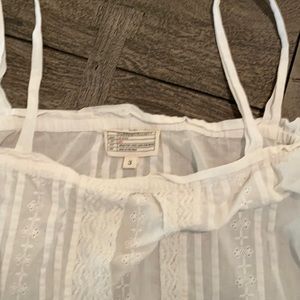 Current Elliot boho tank top white